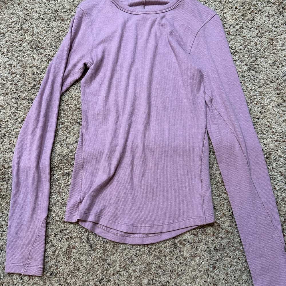 lululemon athletica Lavender Long Sleeve Top